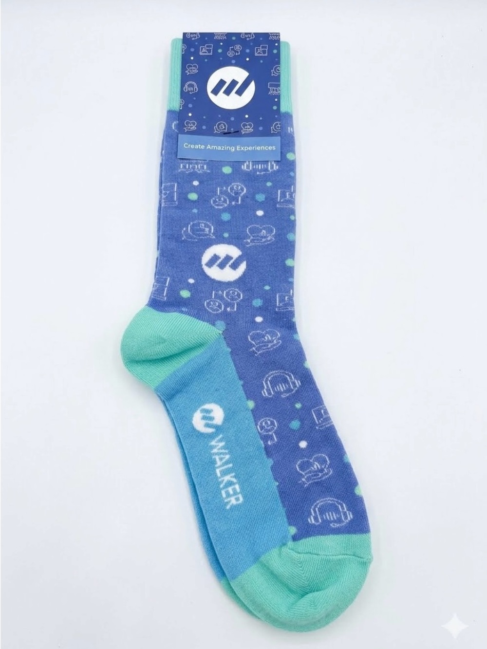 Sock Fancy NWT 200‑Needle Crew Socks – Premium Cotton Blend